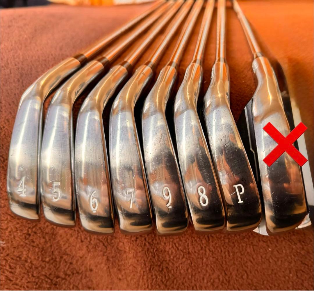 レフティ　美品　ミズノプロ719 4-P 7本