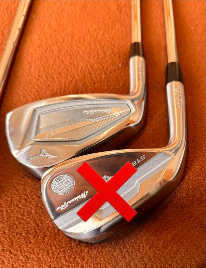 レフティ　美品　ミズノプロ719 4-P 7本