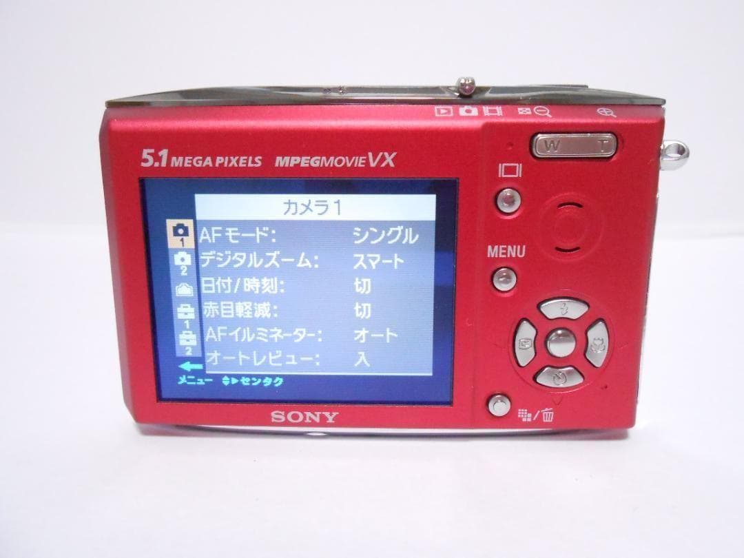 【お値下げ歓迎・美品】SONY Cyber-shot DSC-T5 レッド