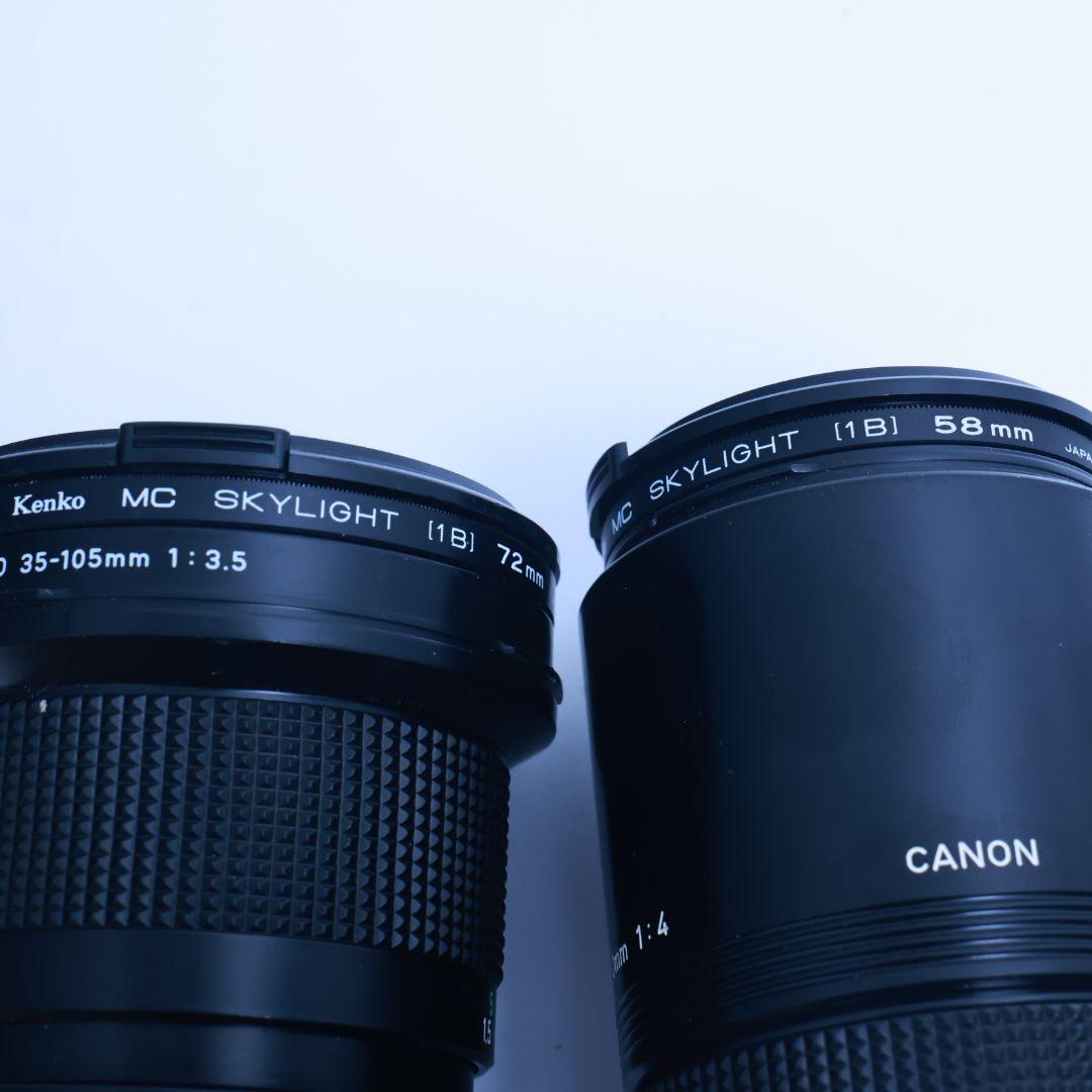 Canon NEW FD 35-105mm F3.5 80-200mmf4 2本
