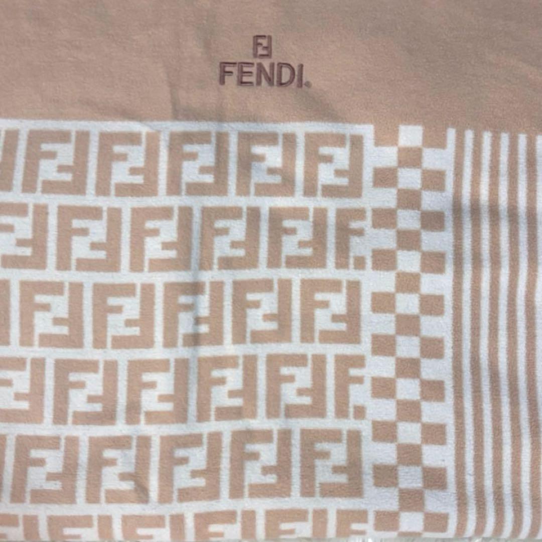 未使用級✨フェンディ ズッカ モノグラム 綿毛布 激レア 廃盤 綿100%