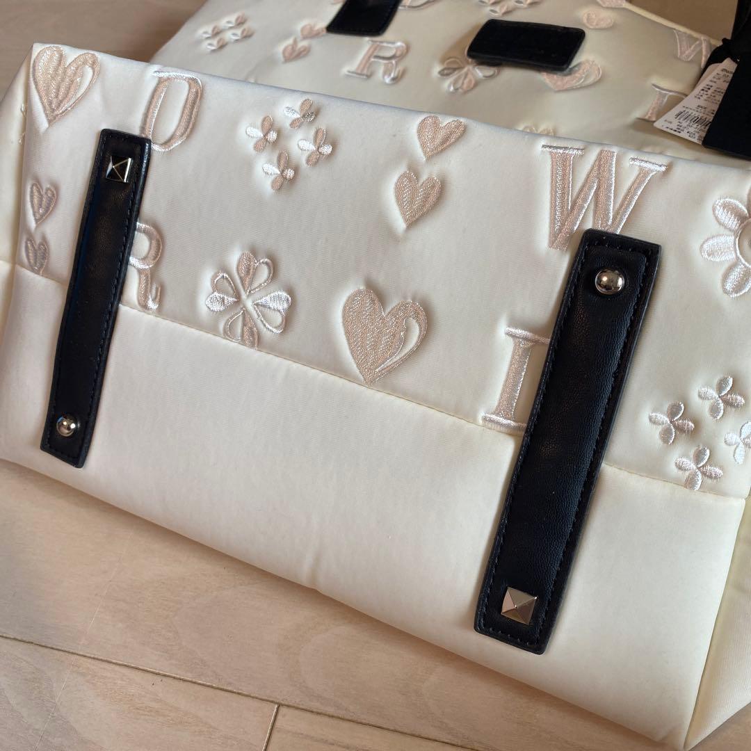 DANCE WITH DRAGON モノグラム ゴルフ トート　オフホワイト