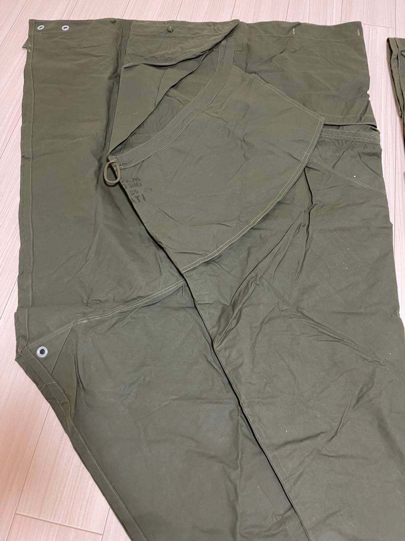 軍幕　本物　キャンプ　テント　アウトドア