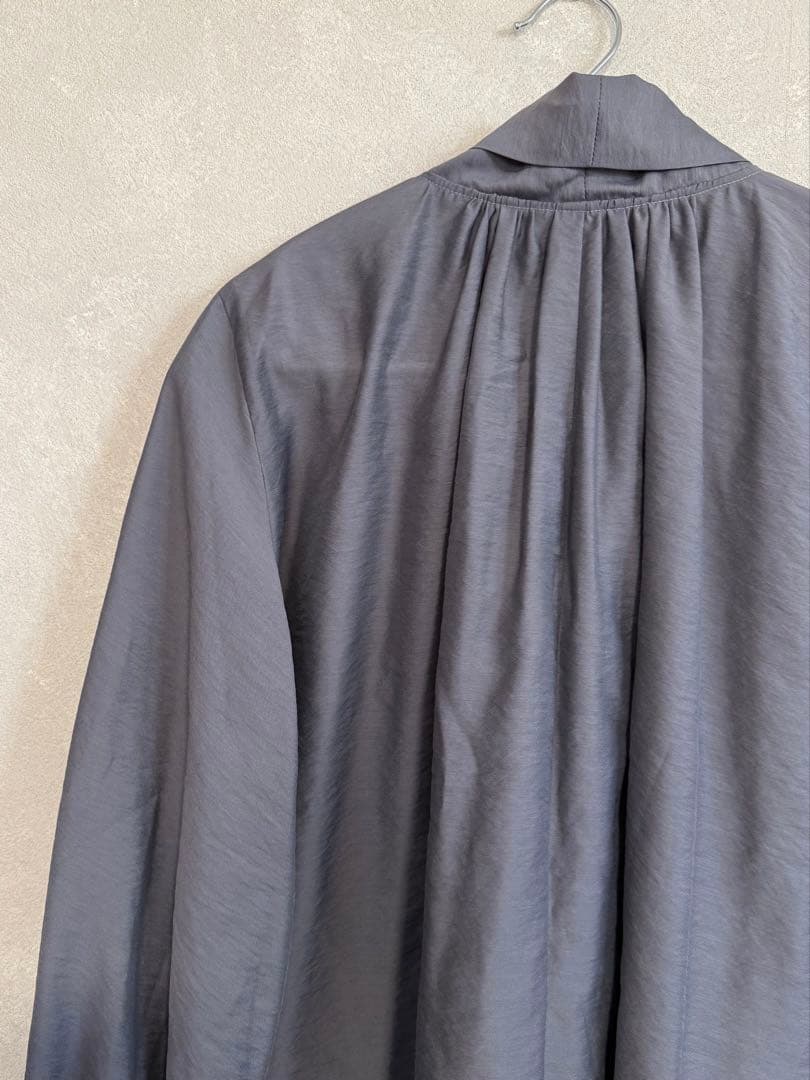 【定価16500円/完売品】anuans ボリュームタイブラウス グレー
