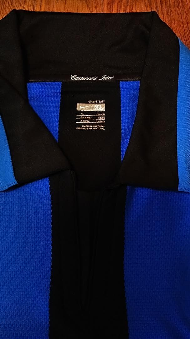 未使用 インテル 07 08 100周年記念 ユニフォーム スクデット記念 XL