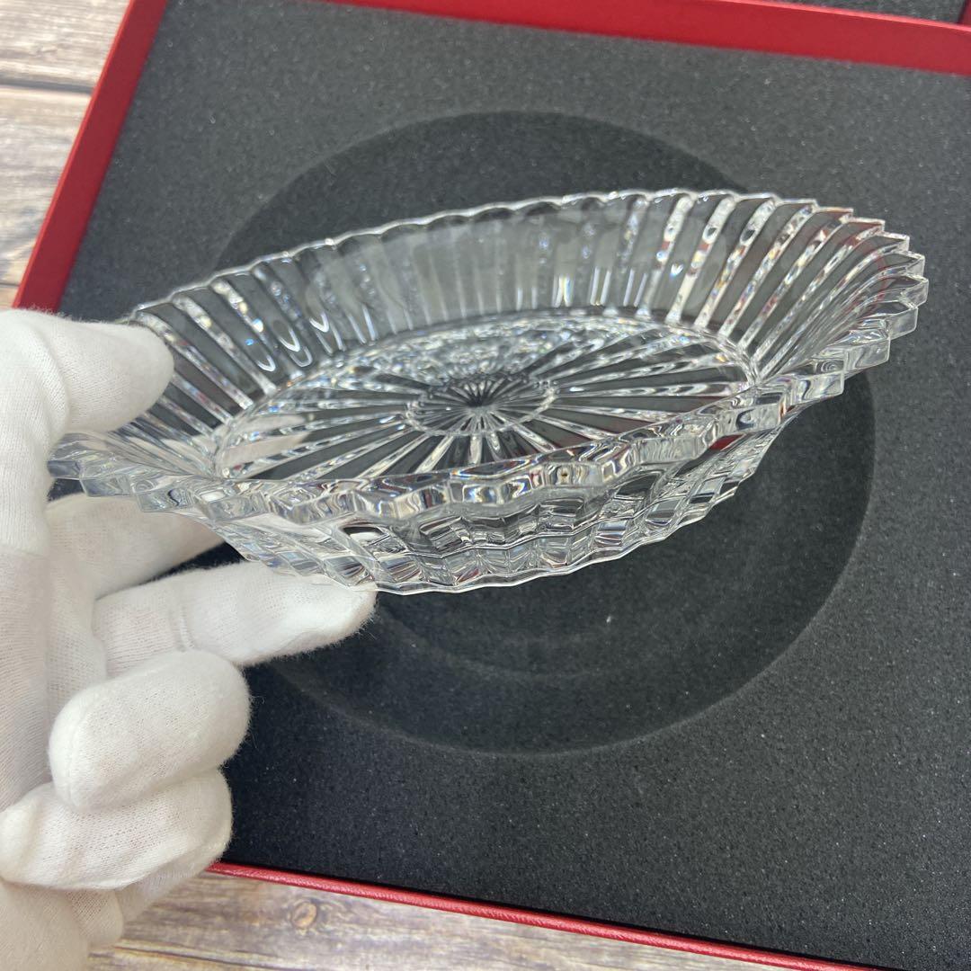 【未使用】Baccarat バカラ ミルニュイ プレート19.5ｃｍ 　深皿