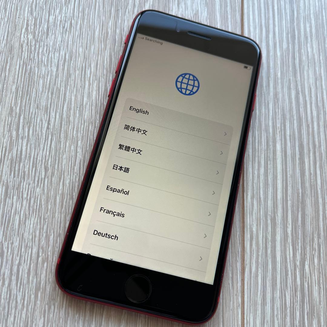 iPhone 8 レッド SIMフリー 256GB バッテリー67%