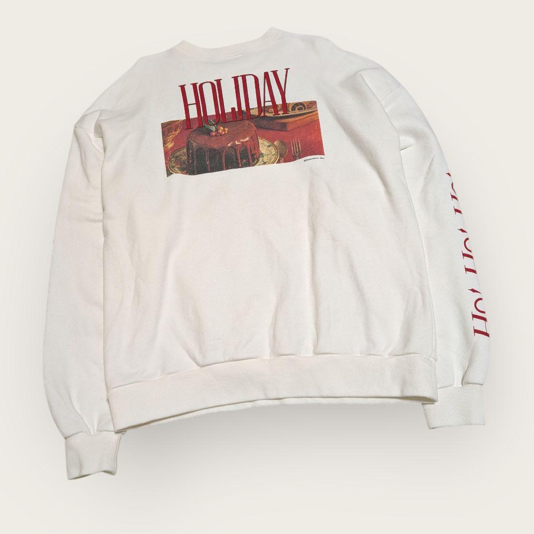 シンゾーン　HOLIDAY SWEAT SHIRT　プリントスウェットシャツ