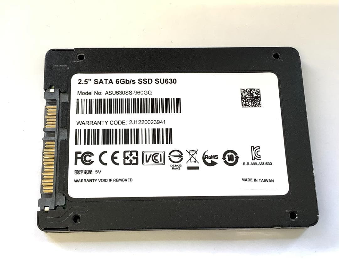 ②-WA461 ADATA SATA 960GB SSD 2.5 1点