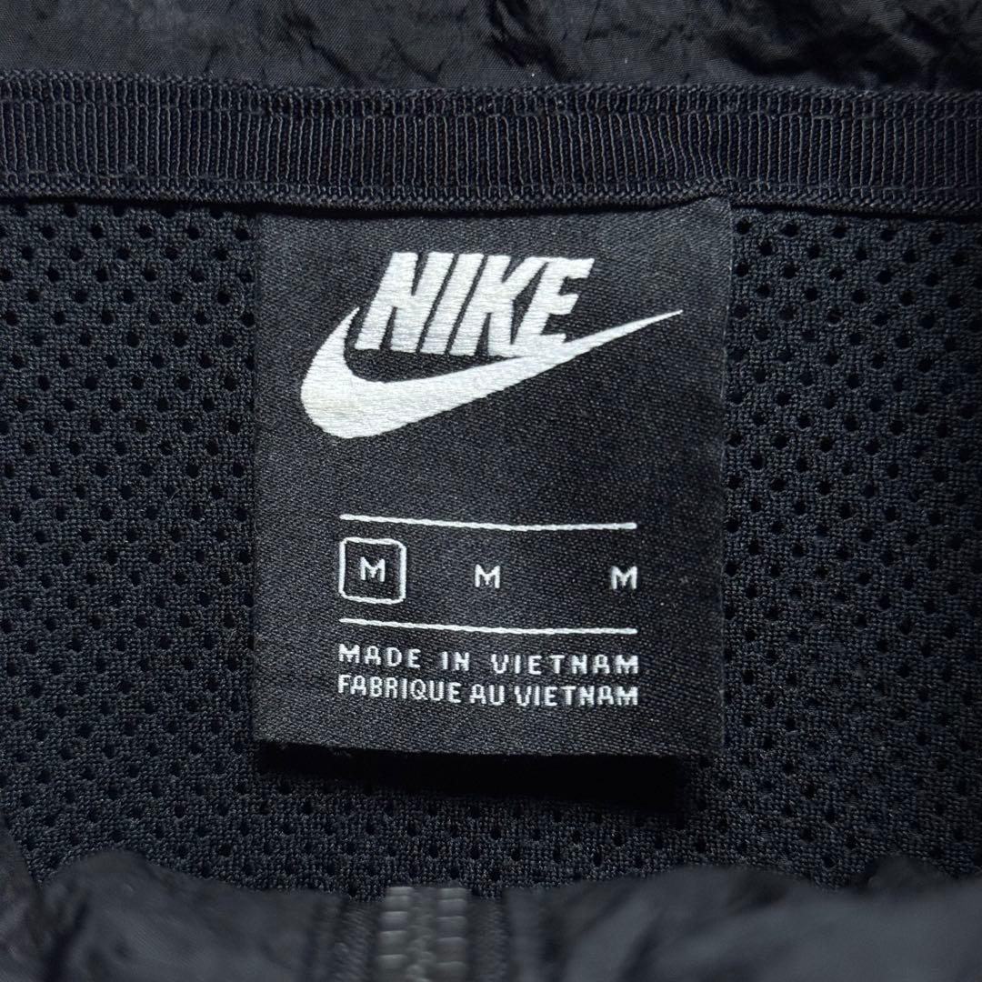 837a【即完売モデル】ナイキ　スウッシュロゴ　刺繍　ウーブンナイロンジャケット