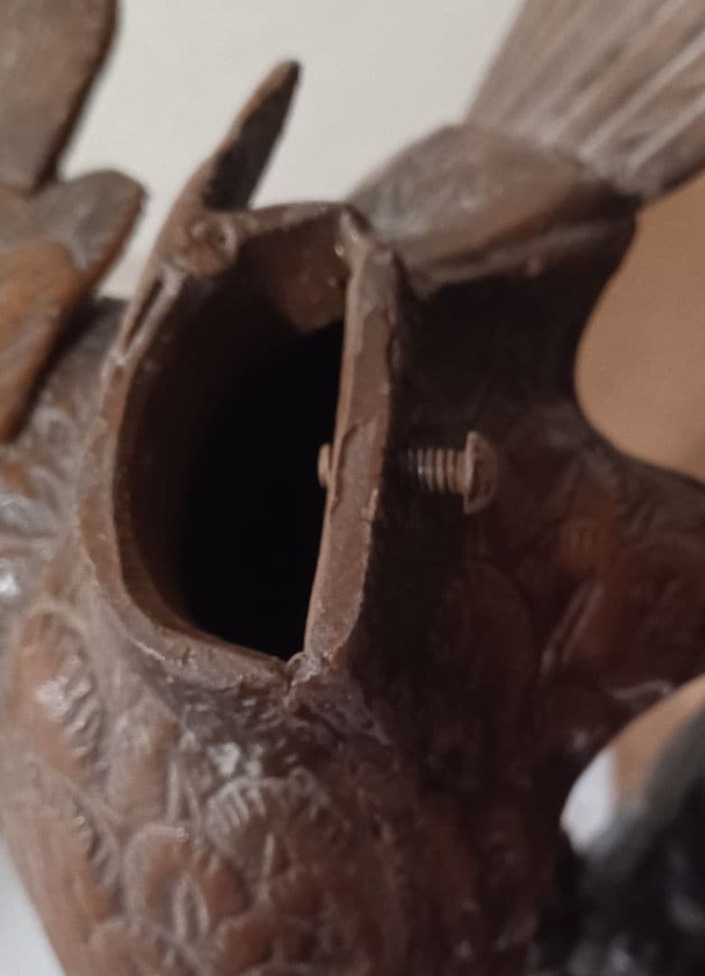 年代物 6.7kgの鷹さん(鷲さん)antique hawk or eagle