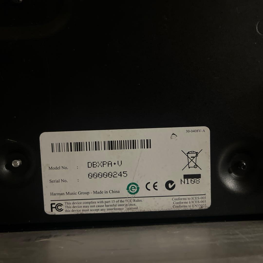 DBX Dack PA+ マルチプロセッサー中古品　1Uラックおまけ付