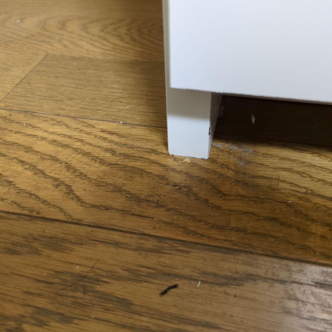 最終値下げ　キッチンカウンター 薄型 天板ステンレス鏡面仕上げ ４段 幅90 白