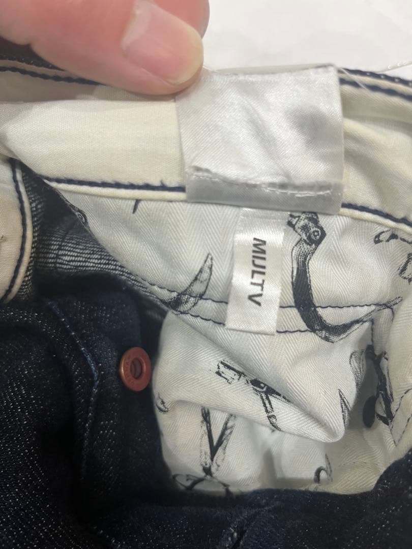 DENHAM クロスバッグ MIJLTV デニム W31 濃紺 限定品 410着