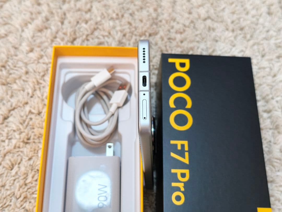 POCO F7 Pro シルバー 12GB RAM 256GB ROM