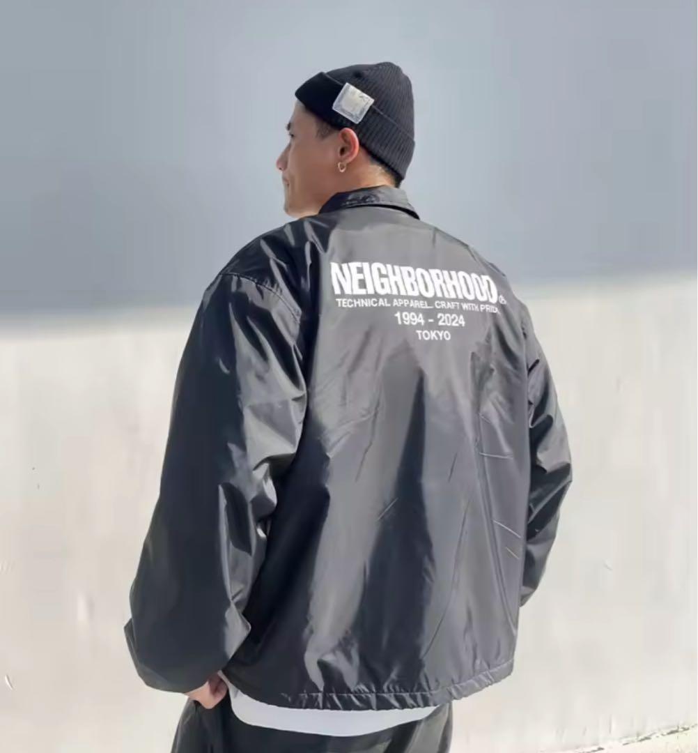 NEIGHBORHOOD ブラックナイロンジャケット XLタグなし
