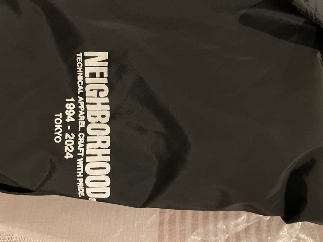 NEIGHBORHOOD ブラックナイロンジャケット XLタグなし