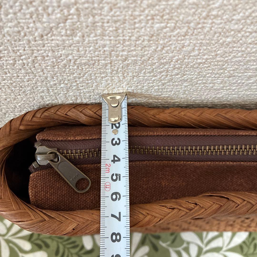 山葡萄？　かごバッグ ジッパー付き