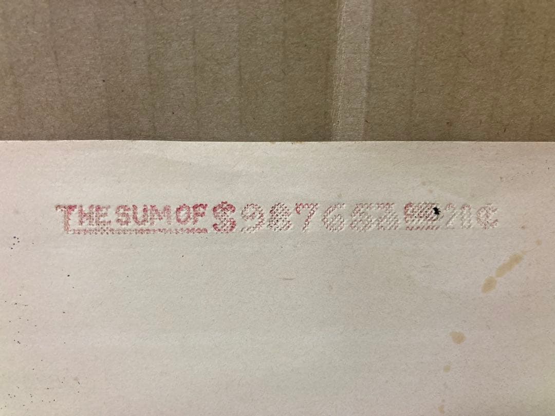 アンティーク　チェックライター アメリカ　男前インテリア　インダストリアル