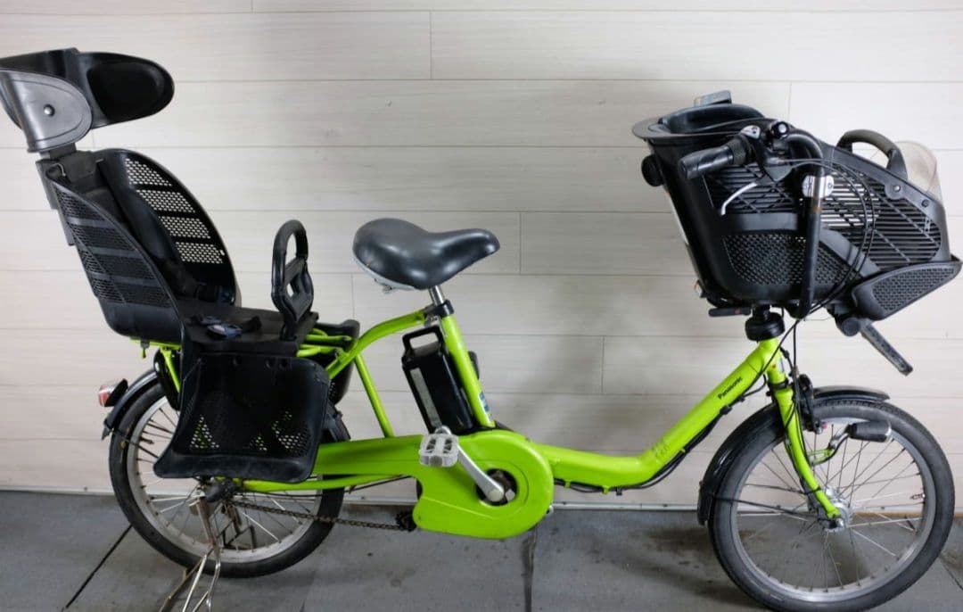 地域限定配送無料！新モデル！8.9 Ah 2幼児乗せ認定電動アシスト自転車！