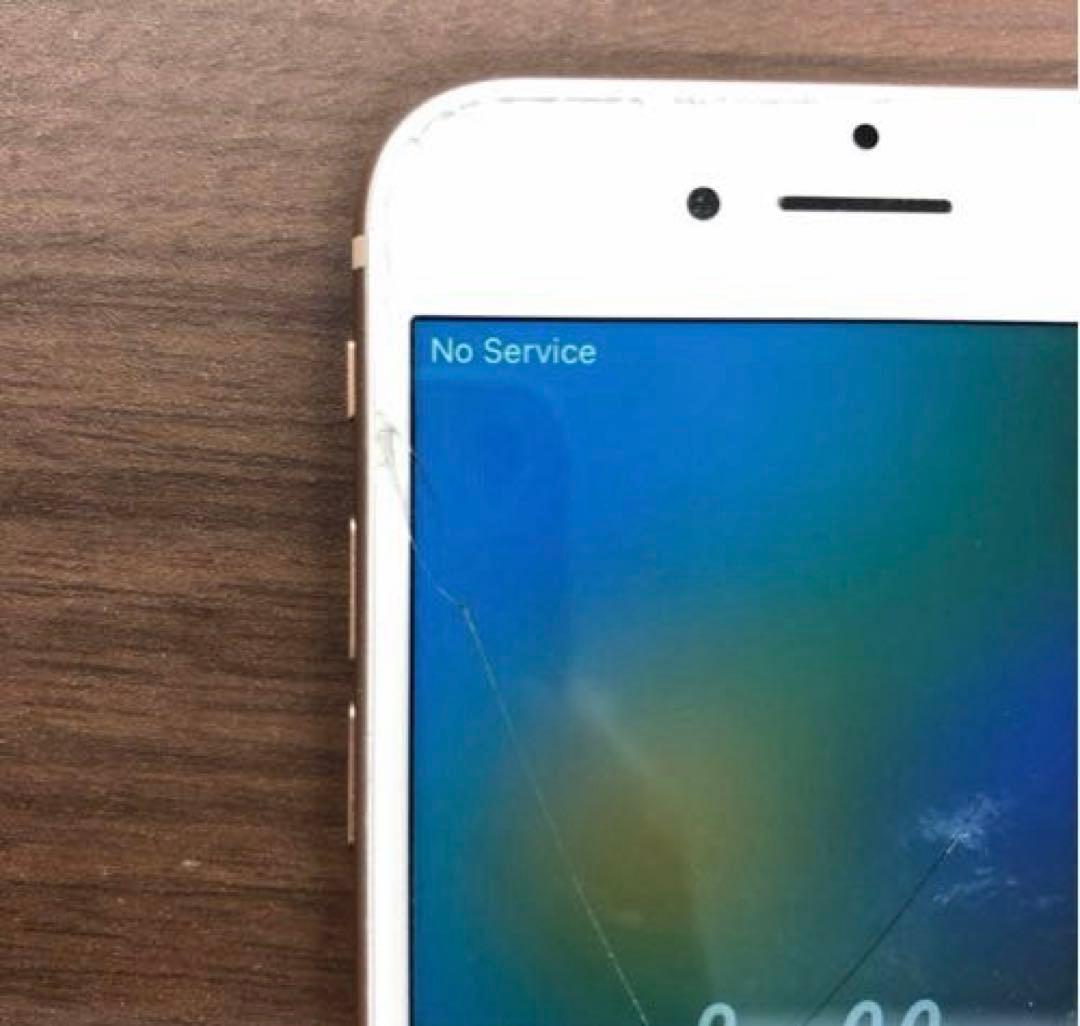 iPhone 8 64GB SIMフリー ディスプレイにヒビ有り