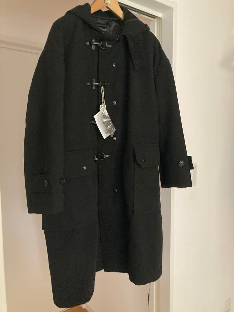 未使用 エンジニアードガーメンツ ファイヤーマン ダッフルコート black