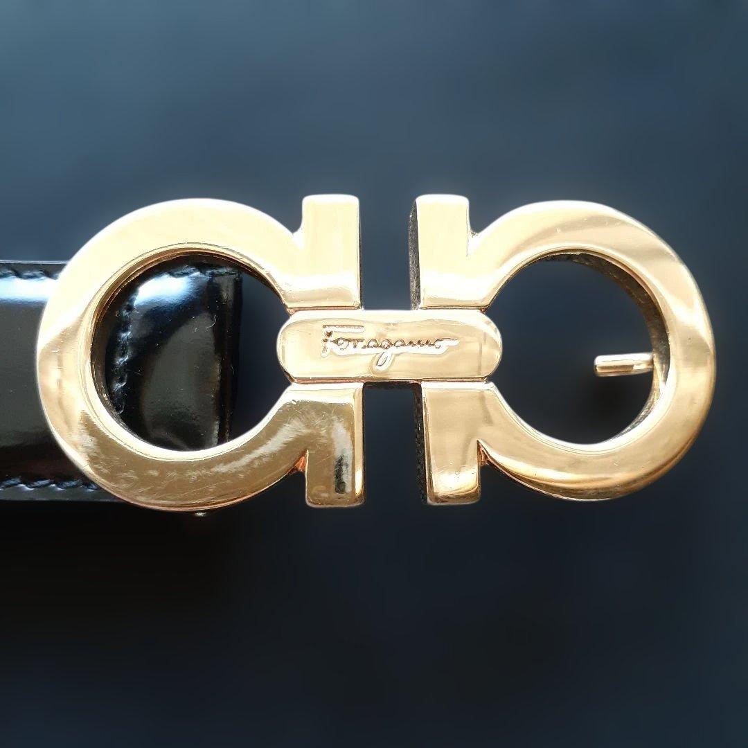 Salvatore Ferragamo フェラガモ ガンチーニ ベルト ゴールド