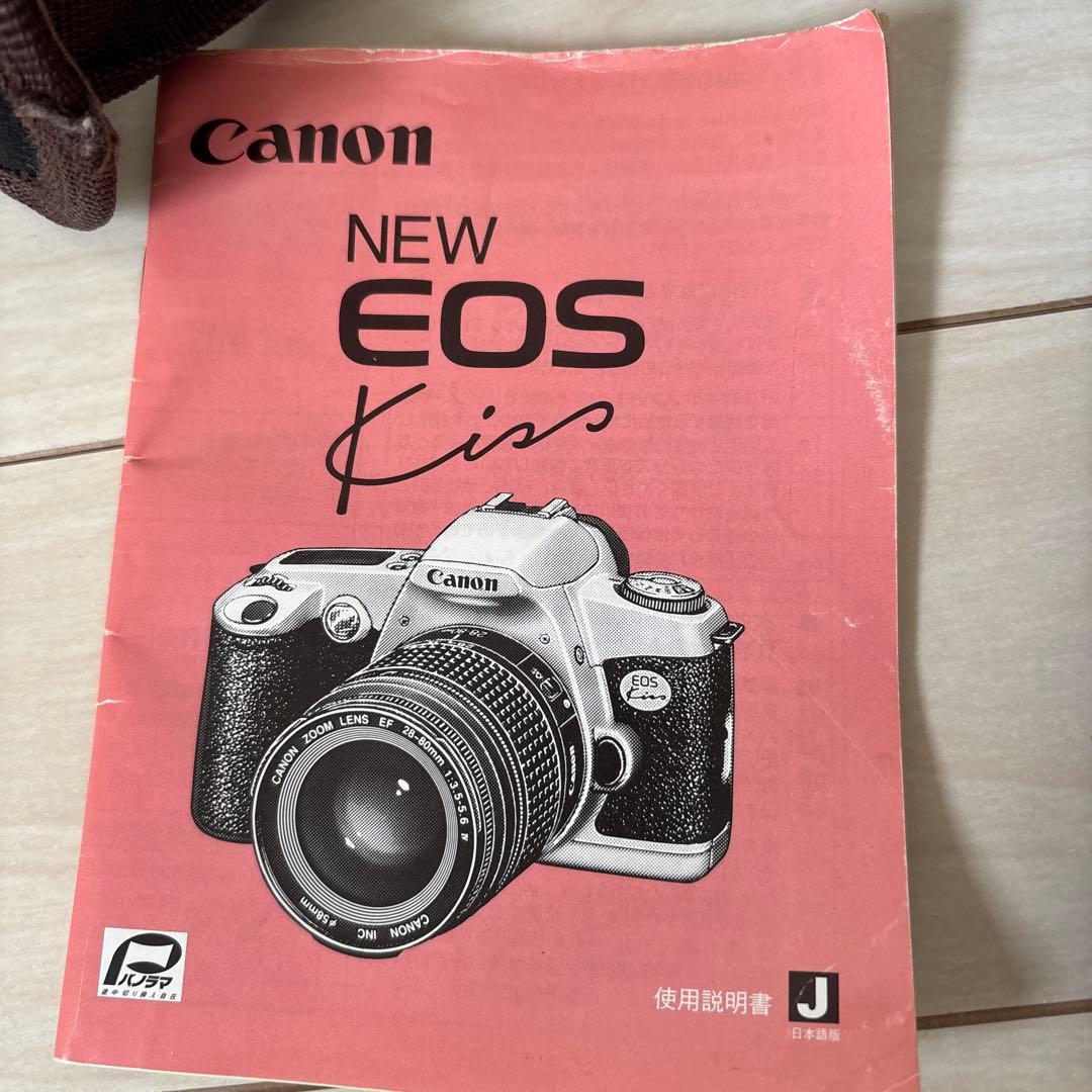 フィルムCanon EOS Kiss 一眼レフカメラ レンズ2本セット作動不明