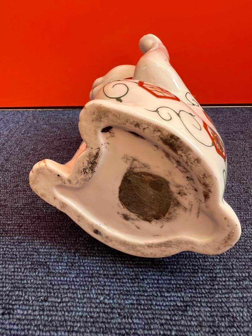 1274  九谷焼❓　招き猫　置物