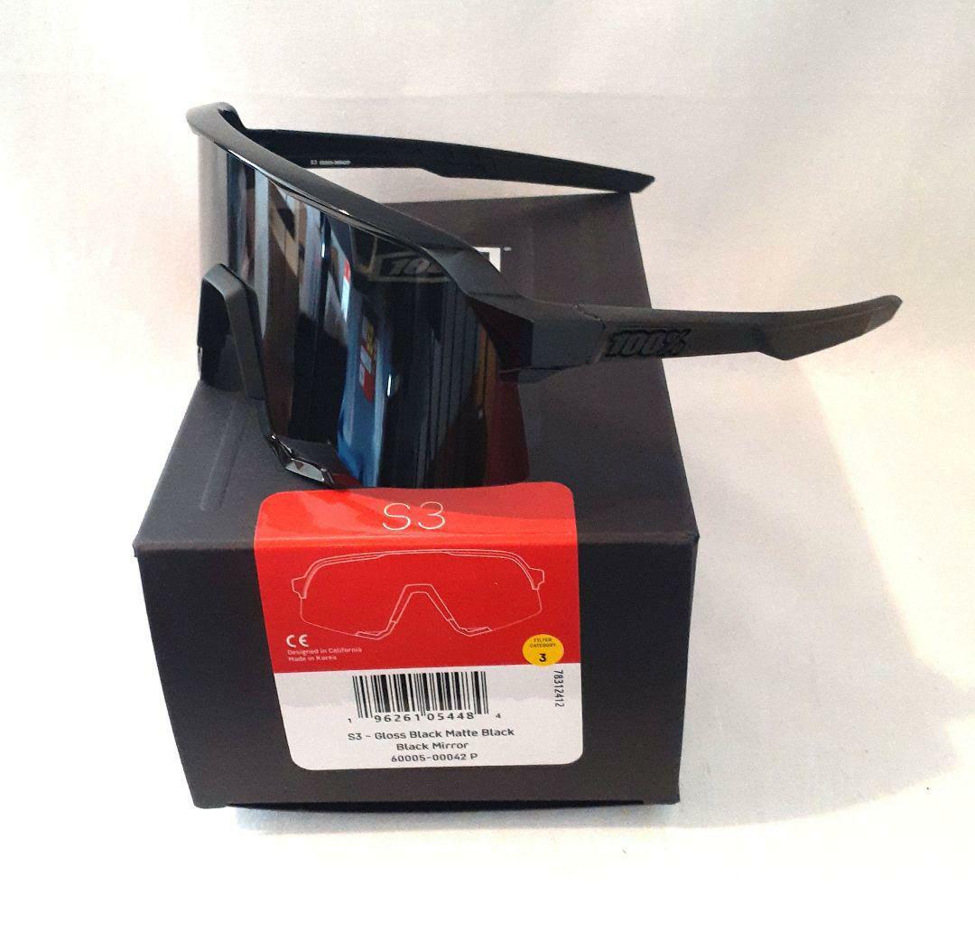 新モデル 高校野球対応 100% S3 マットグロスブラック ワンハンドレッド