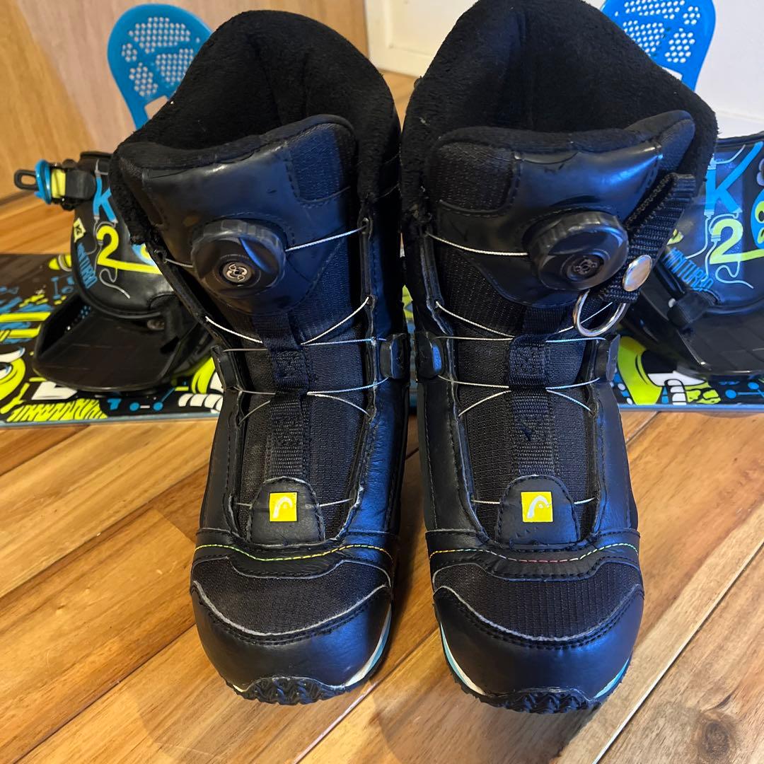 K2 スノーボード110㎝ バイン.ブーツ21.5㎝12/29〜1/6出荷不可