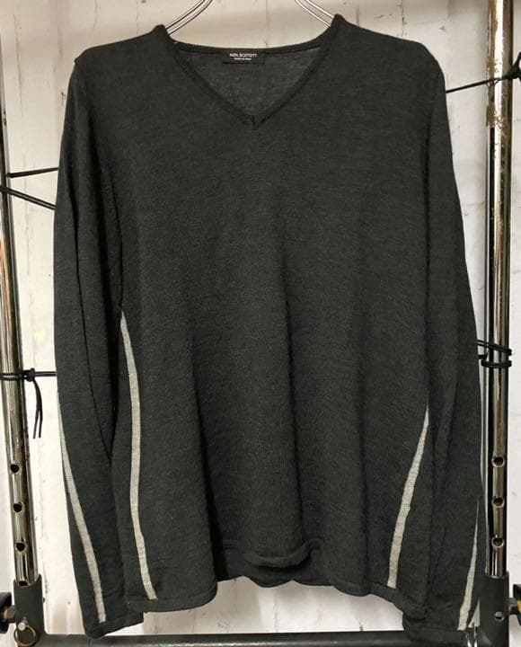 NEIL BARRETTセーター　バイカラー　ライン切替