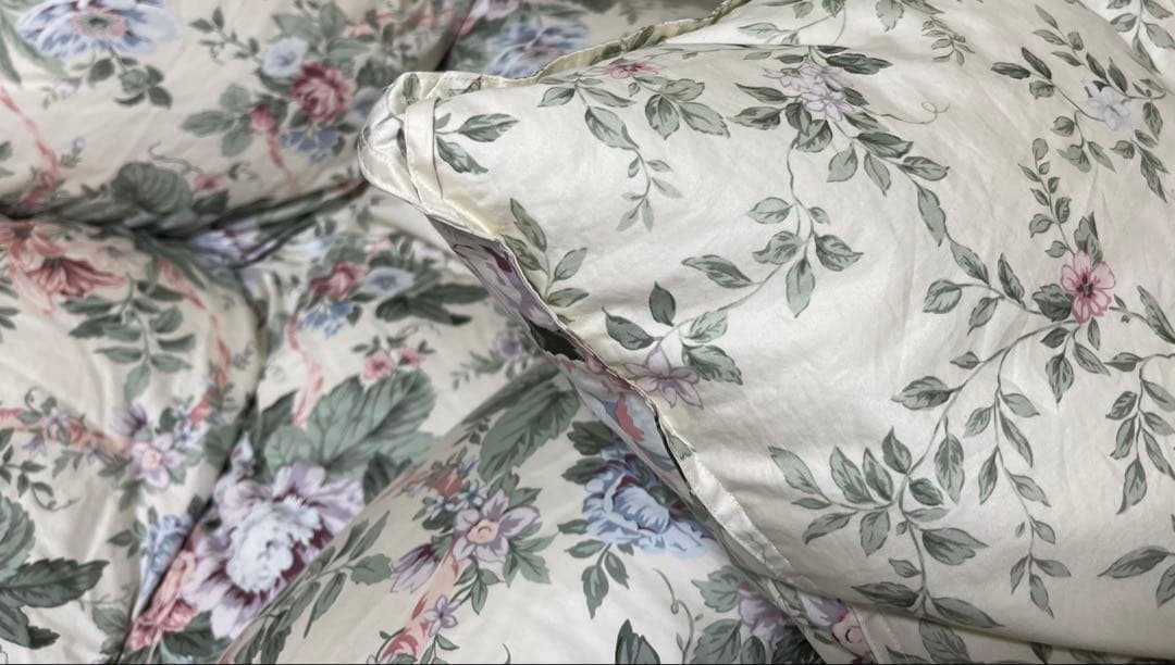 綺麗　小杉羽毛掛け布団　日本製　ダワン90％　綿100％190x210cm