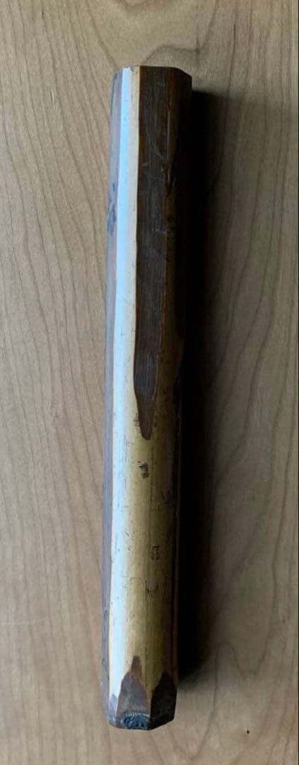 希少　江戸千家　川上不白　花押入　茶杓入れ　残欠　年代物　時代物