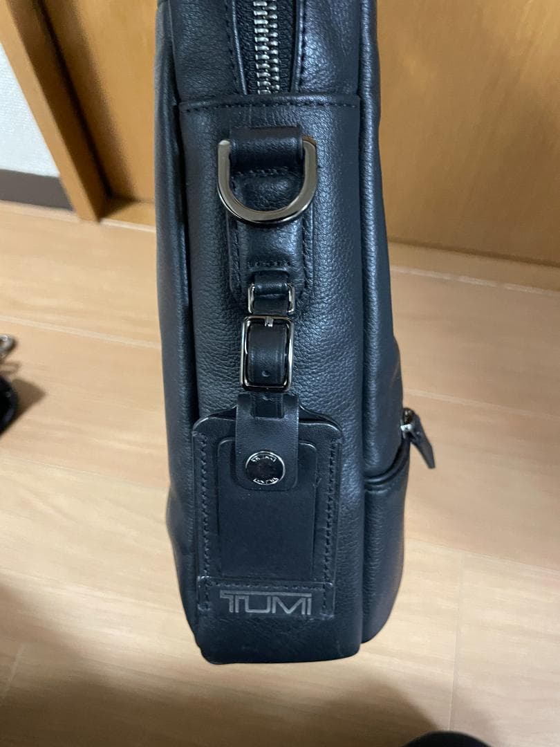 TUMI HARRISON トップジップブリーフ オールレザー ビジネスバッグ