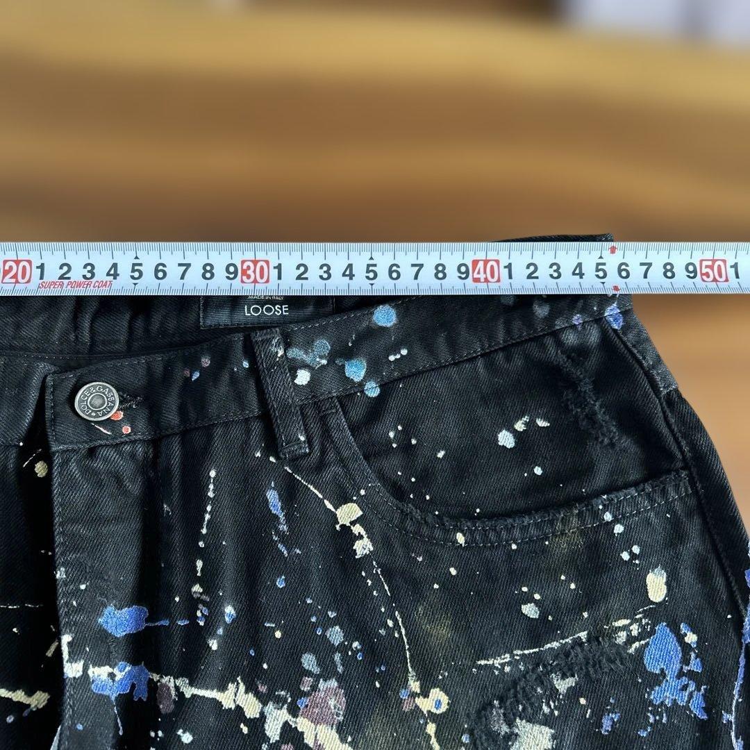 Dolce & Gabbana スプラッターデニムパンツ 52