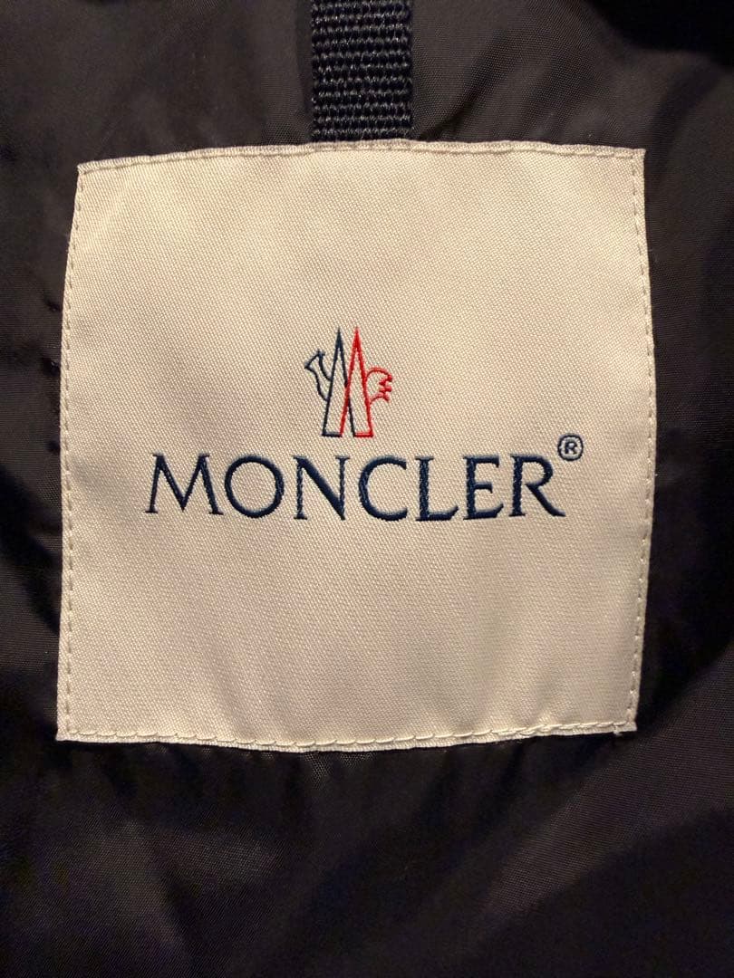 モンクレール BREITMAN ライダース ダウンジャケット 黒　サイズ 4