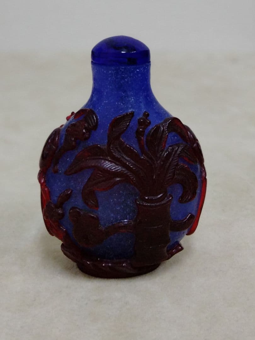 【最終お値引きです】美品　珍品　 古美術品　鼻煙壺 　骨董品 　ガラス 中国物