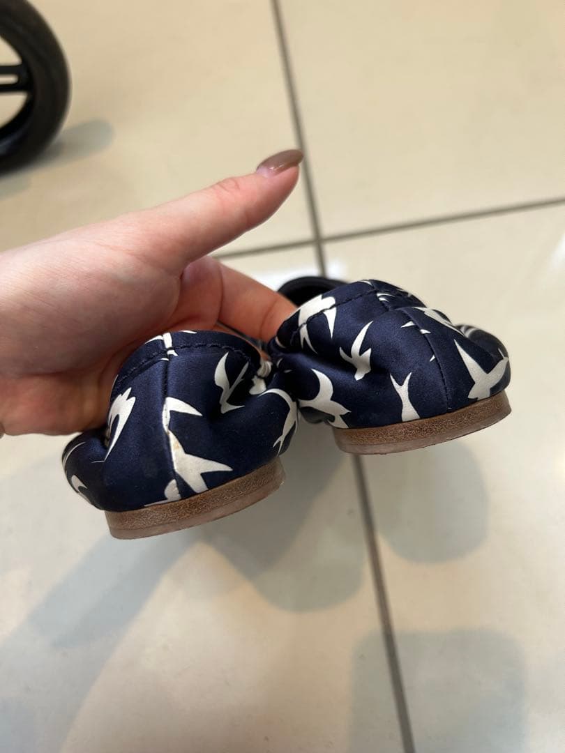 miu miu サテン フラットシューズ メリージェーン