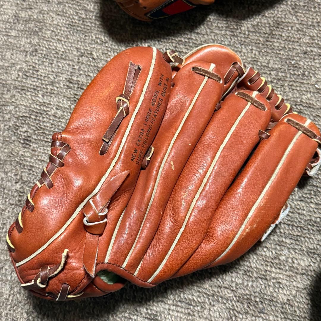 Mizuno ブラウンレザーグローブ 4点