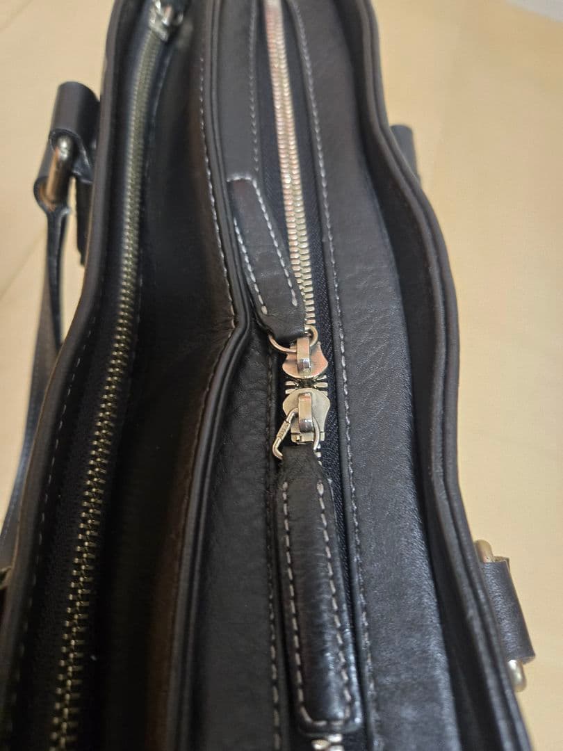 土屋鞄　プロータ　ビジネススクエアバッグ ブラック 保存袋付き