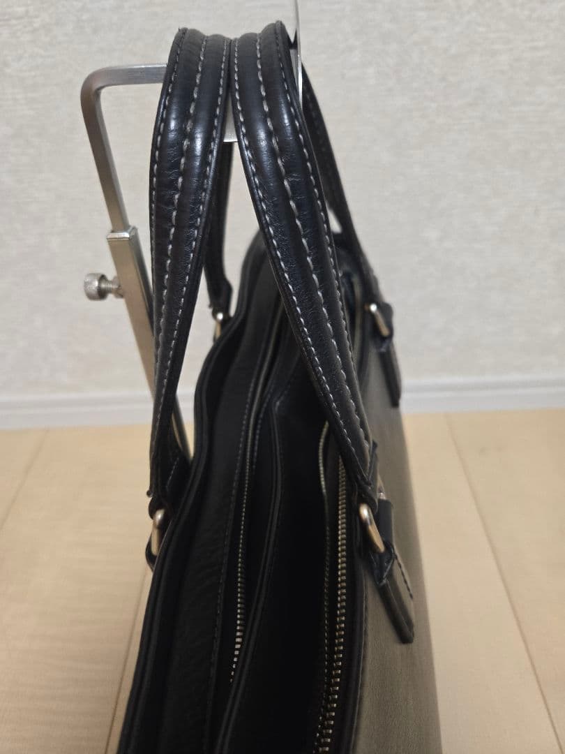 土屋鞄　プロータ　ビジネススクエアバッグ ブラック 保存袋付き