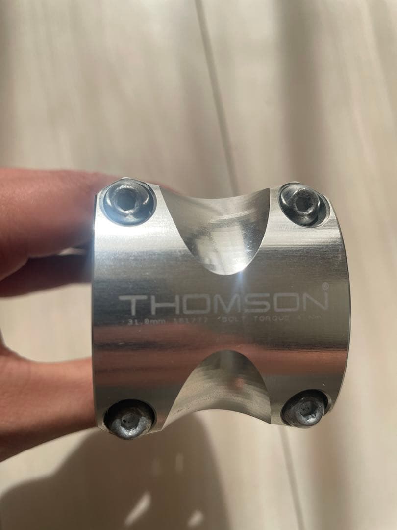 美品 THOMSON Elite X4 ステム 31.8mm シルバー