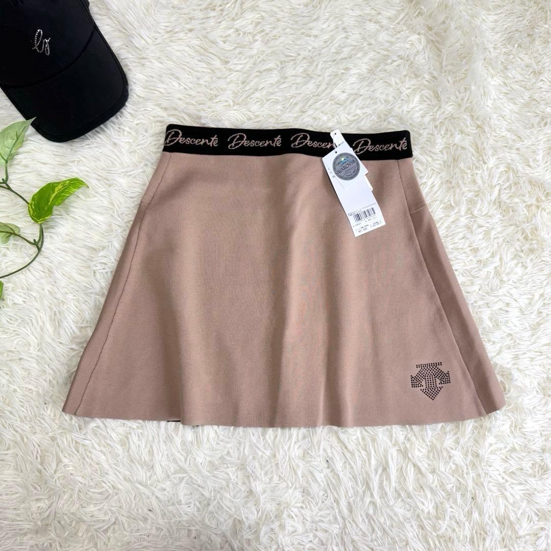 【デサントゴルフリュクス】新品タグ付✨セットアップニット スカート Lサイズ