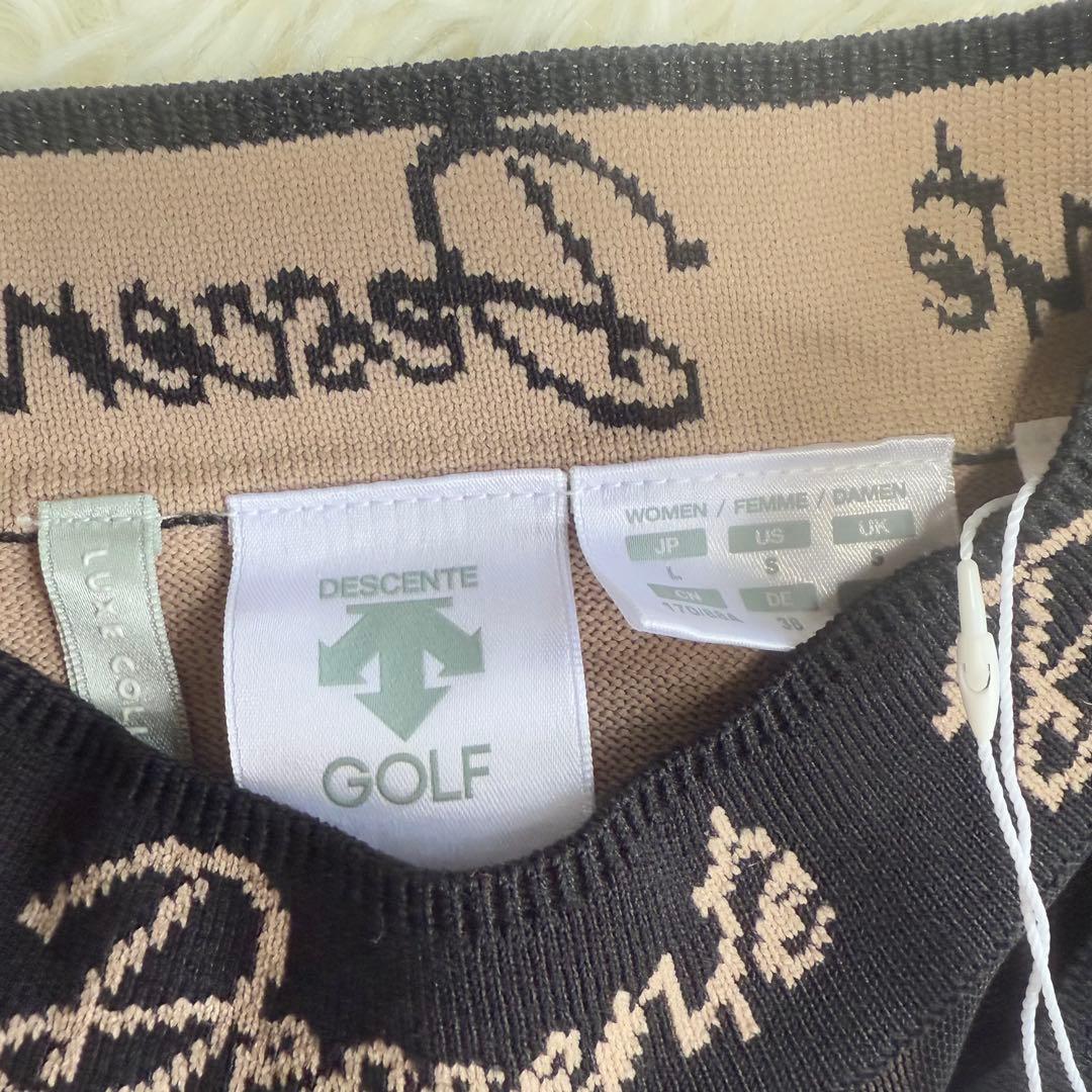 【デサントゴルフリュクス】新品タグ付✨セットアップニット スカート Lサイズ