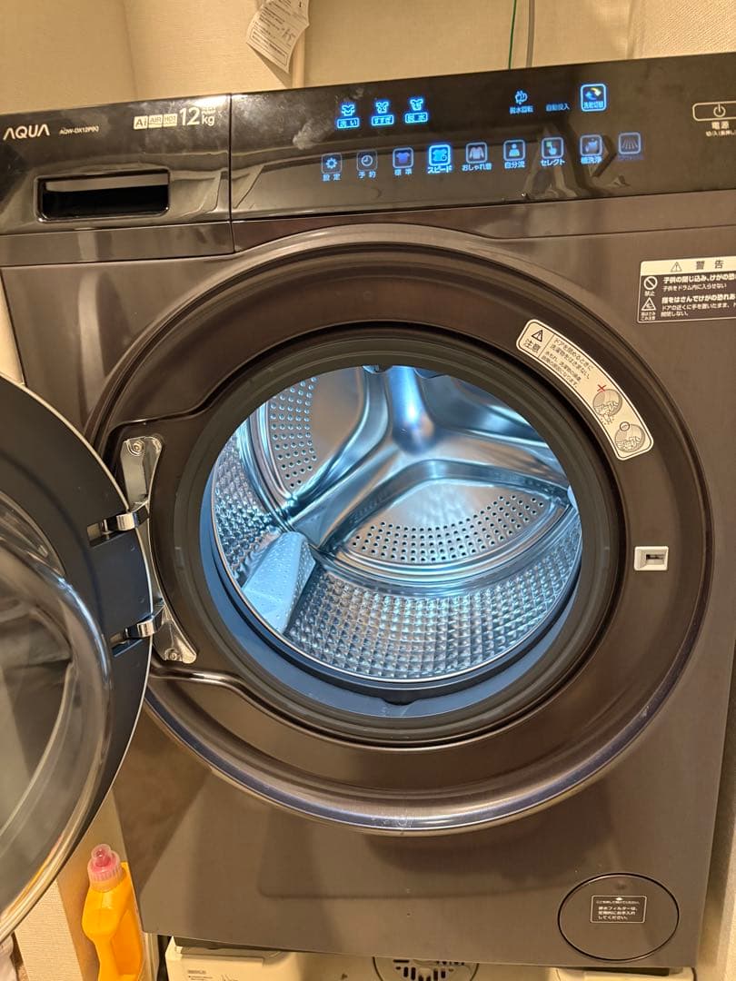 値下げ AQUA ドラム式洗濯機 12kg ヒートポンプ式