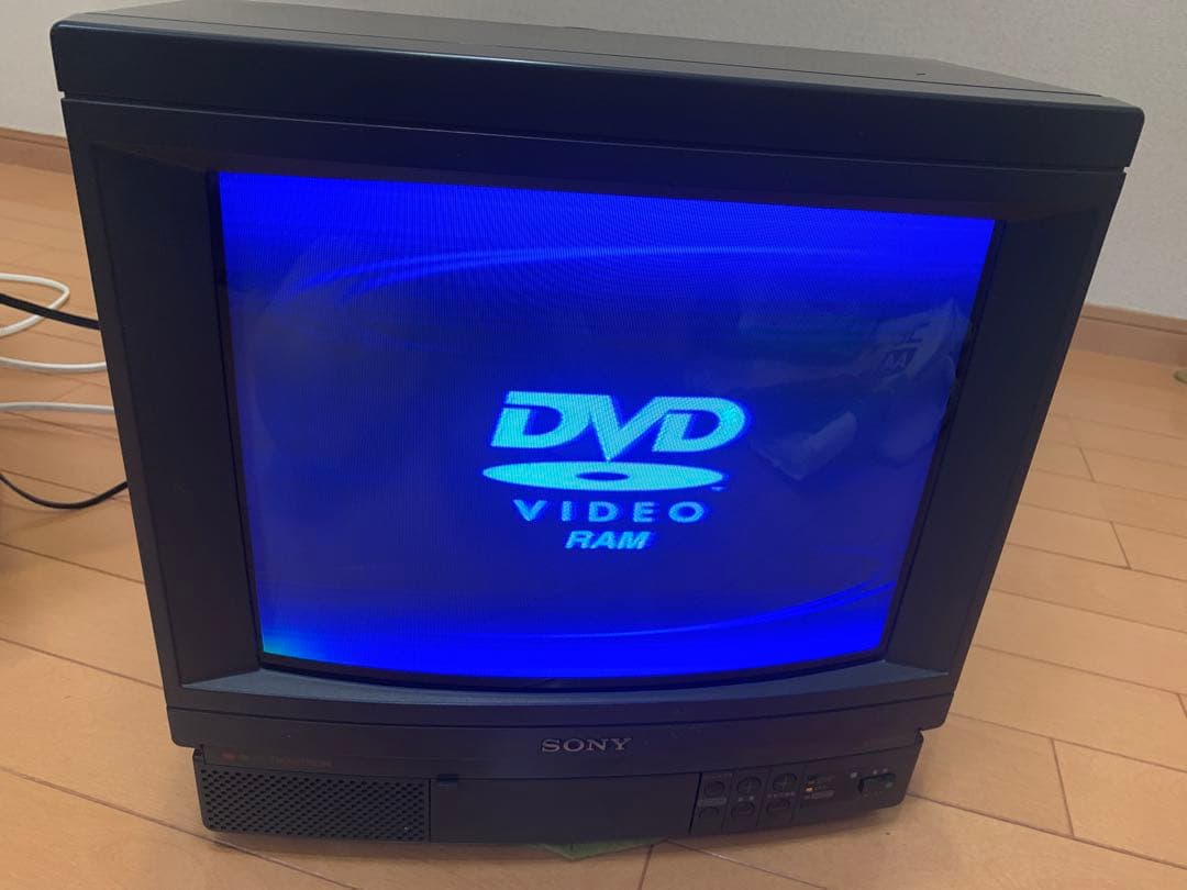 【昭和レトロ】ソニー　ブラウン管　14型カラーテレビ 87年製