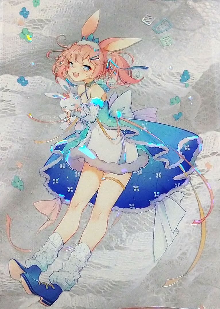 ✩のこり２✩J646＃月梦小兔(贝壳光)Wines切り売り海外人物マステ女の子