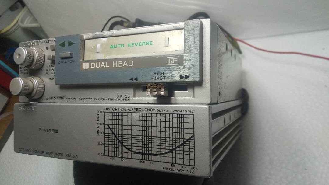 SONY カセットデッキ XK-25 + パワーアンプ XM-50