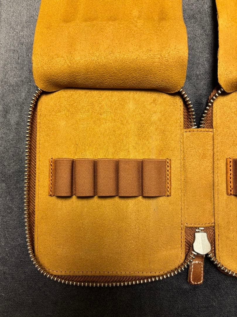 ガレンレザー　10本挿しペンケース クレイジーホースレザー